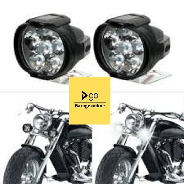 LAMPU TEMBAK SOROT SPION 12V 15 WATT LED WARNA PUTIH WHITE SUPER BRIGHT TERANG SEPEDA MOTOR 6 WATT 6 LED