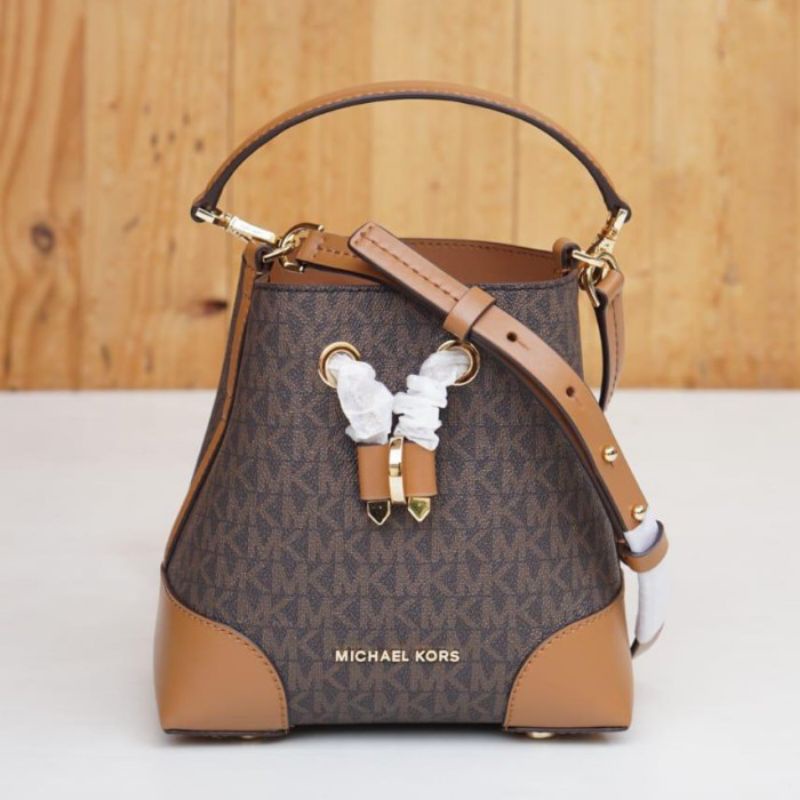 Michael Kors Mercer Galerry Brown Acorn Mini xs