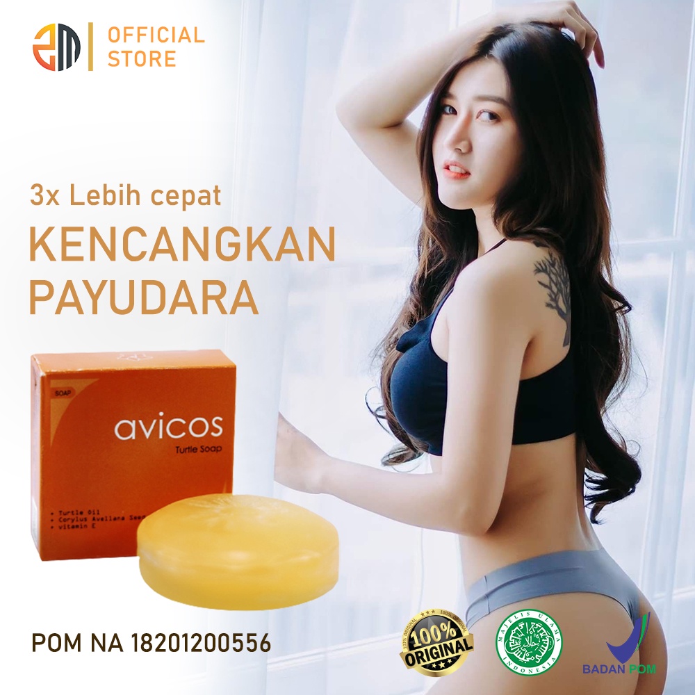 Sabun bulus AVICOS bulus bar penghilang strech marks pengencang payudara herbal Sabun Bulus Collagen