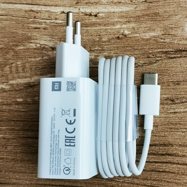 Charger 3A 18W Xiaomi Redmi Note 7, 8, Mi8, Mi 9 Type C Original