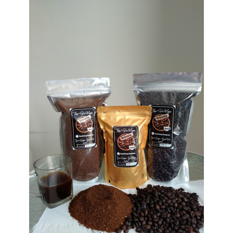 

Biji Kopi Kapahiang Bengkulu kemasan 200 gr