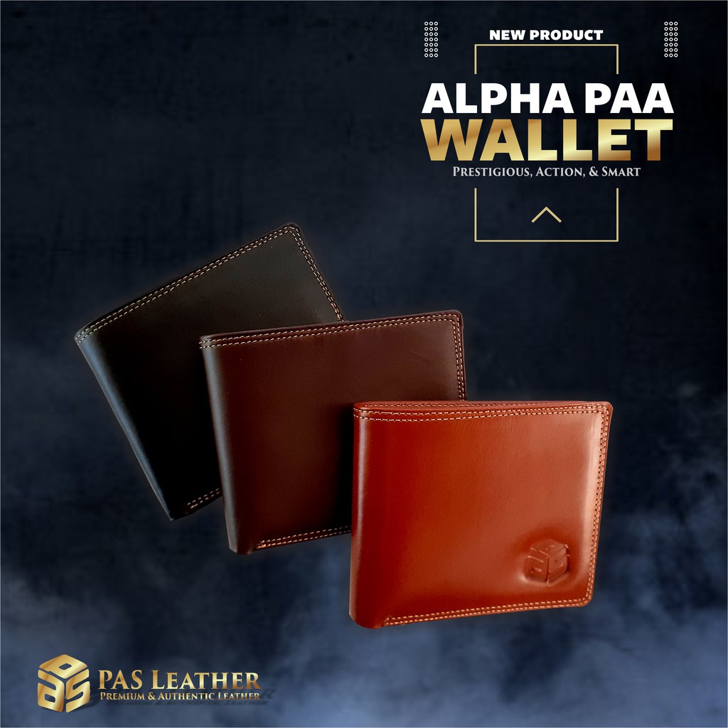Dompet PAS Leather ALPHA PAA Dompet Kulit Asli Dompet Kulit Magetan Dompet Kulit Pria