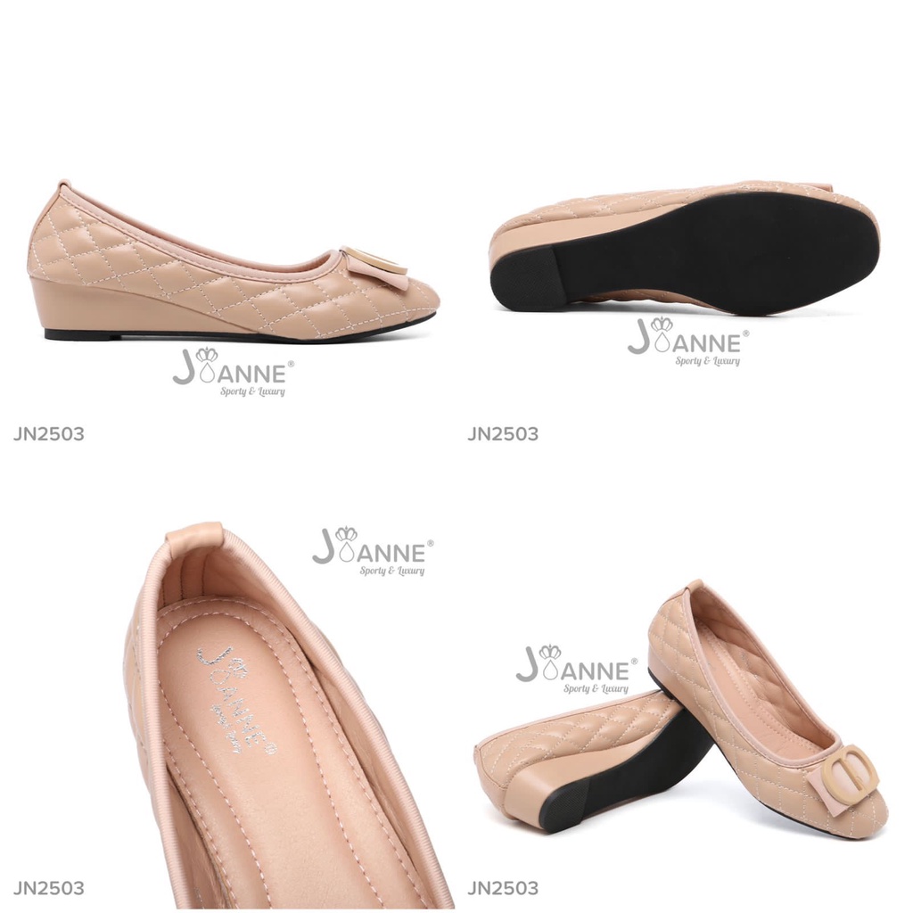 JOANNE Sepatu Wanita Wedges Shoes  #JN2503 ORIGINAL