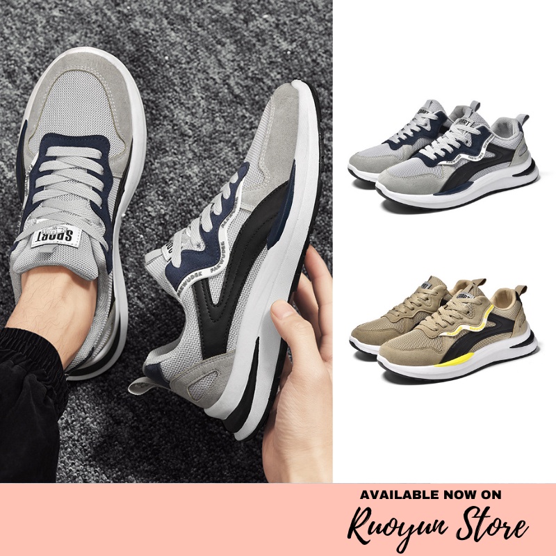 RYX - Sleek Run Sepatu Sneakers Outdoor Pria Fashion Casual / Olahraga (NO BOX) - Ori Import