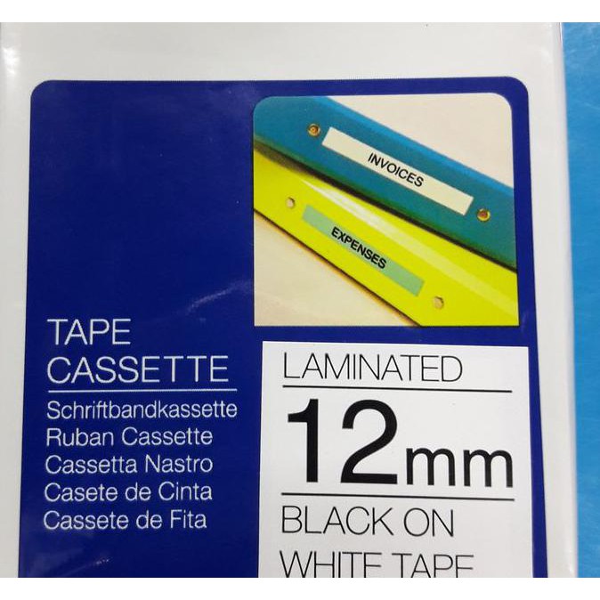 

[[BISA COD]] BROTHER TAPE CASSETTE / PITA LABEL BROTHER / LABEL TAPE BROTHER 12 MM TERMURAH Kode 277
