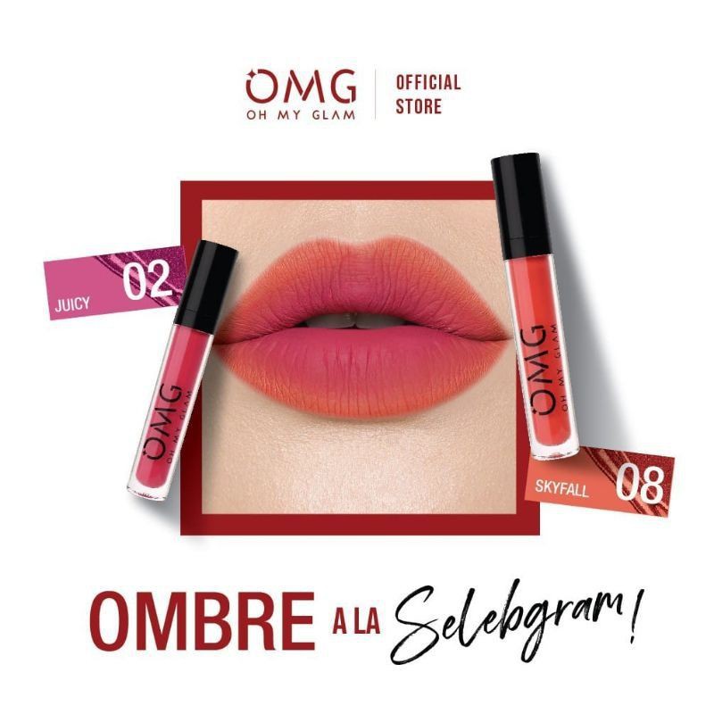 OMG oh my glam matte kiss lip cream