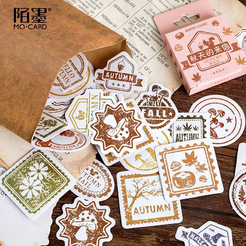 

AYURI - Stiker Deco fall leaves untuk dekorasi bujo jurnal diary scrapbooking album A0164SB