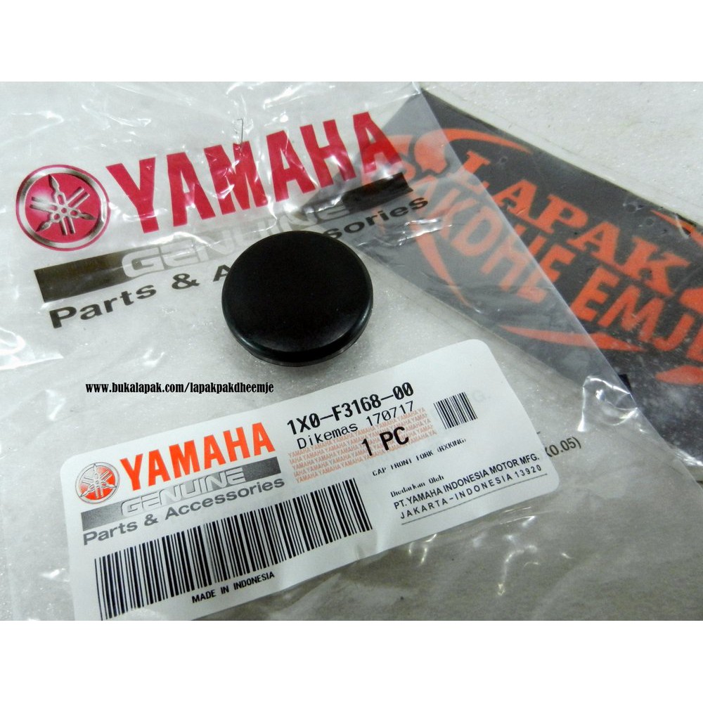 SERBA ORI KARET TUTUP AS SHOCK DEPAN RX KING YAMAHA ORIGINAL CAP FRONT FORK RX KING 1X0 F3168 00 LA