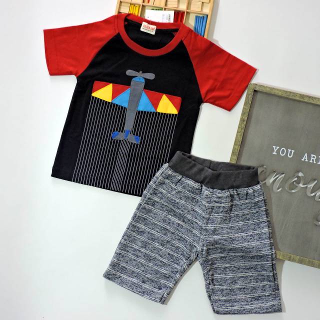 CF5 - SETELAN ANAK PREMIUM SET REGLAN PLAN + IRON MAN (PREMIUM INDO BRAND)