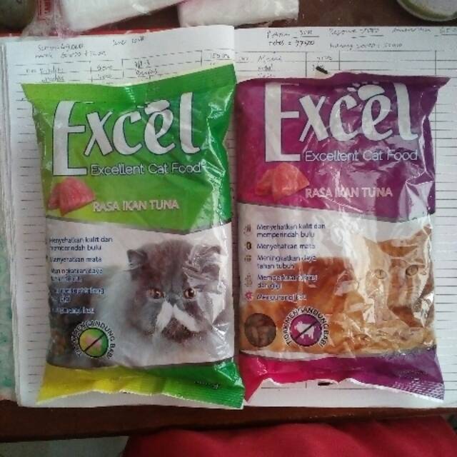 Pakan Kucing Excel Shopee Indonesia