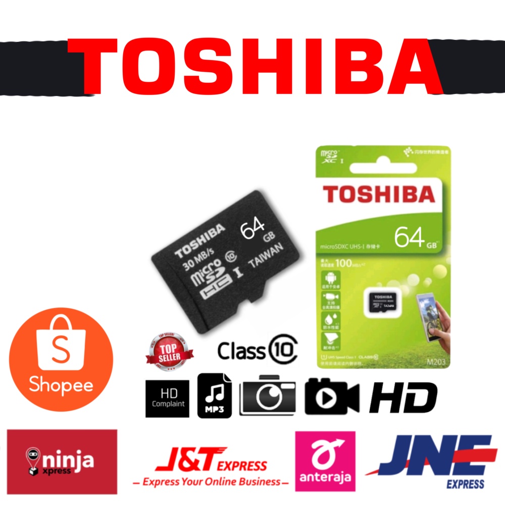 Memory card Toshiba 64GB Class 10 / MMC Toshiba 64Gb / memory hp Toshiba 64GB class 10