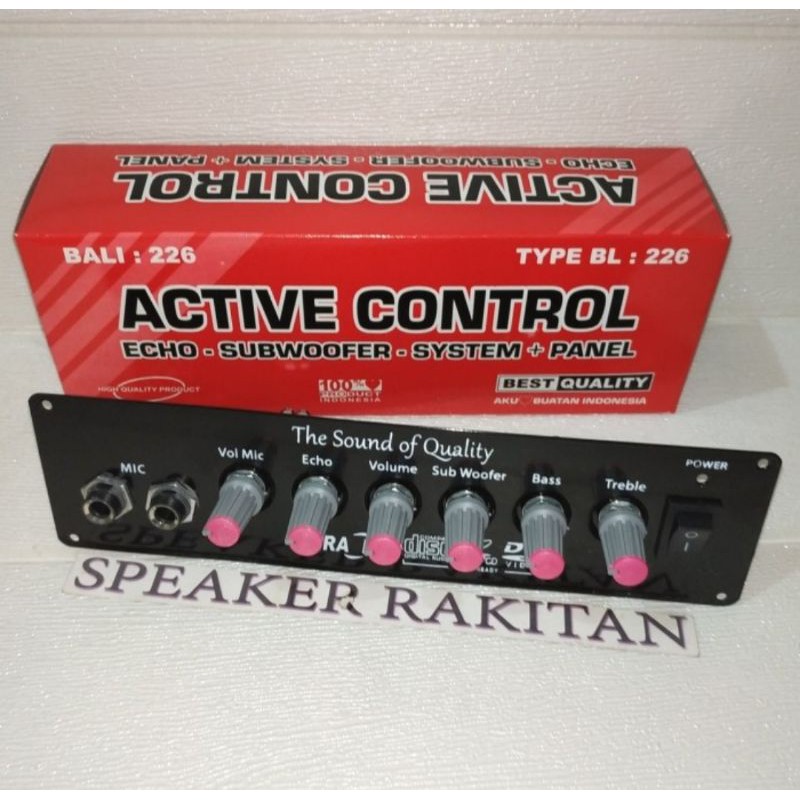 Kit Tone Control / Active Control Subwoofer + mic echo BL-226