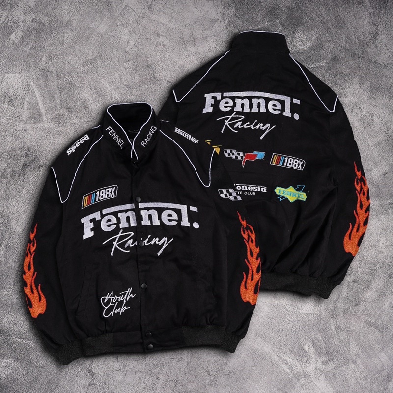 [N00779] Jaket Distro Nascar Motif FENNEL.Racing