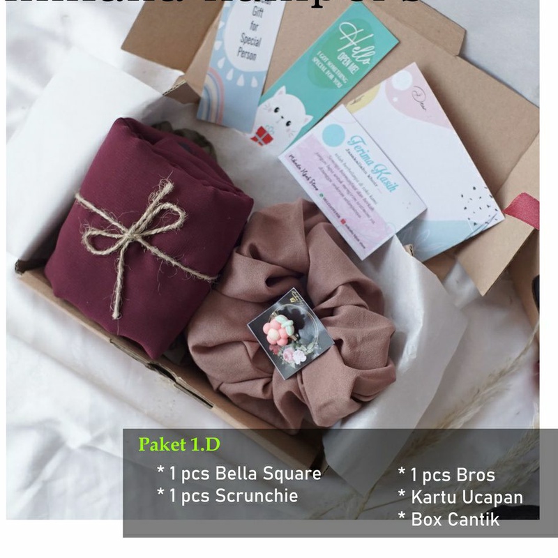 

[HAMPERS HIJAB 1 ] GIFTBOX GRADUATION/ BIRTHDAY /KADO ULANG TAHUN WISUDA JILBAB/ KERUDUNG jilbab