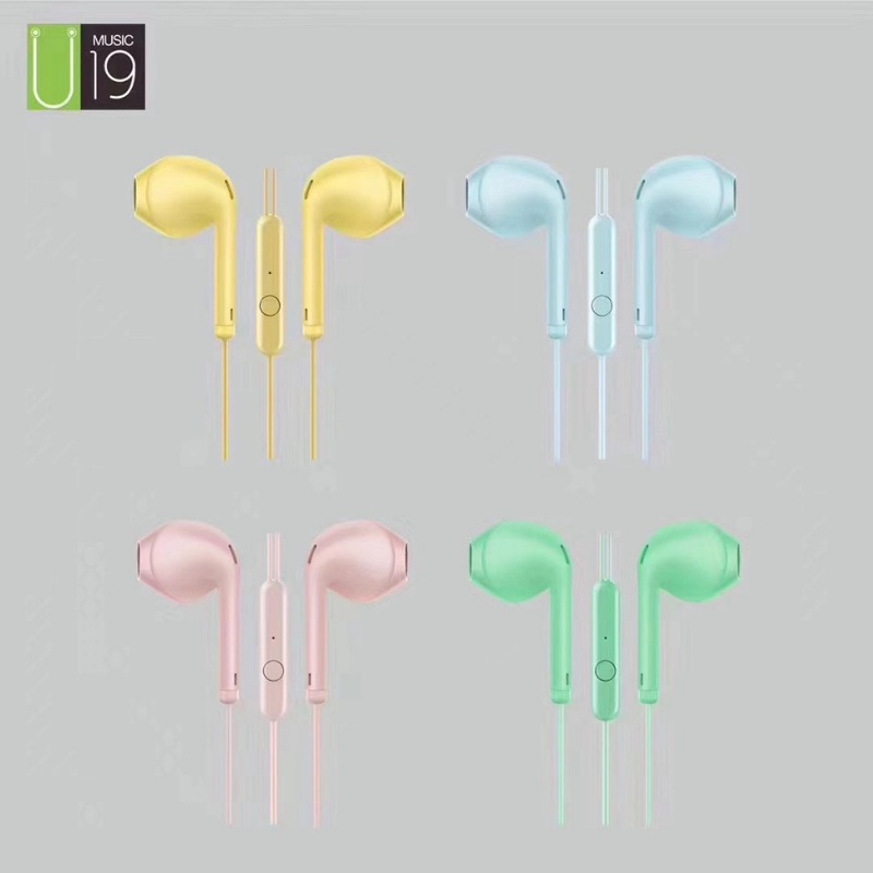 XOBOX - HEADSET MACARON MATTE  U19 KOTAK  Hifi Stereo Extra Bass