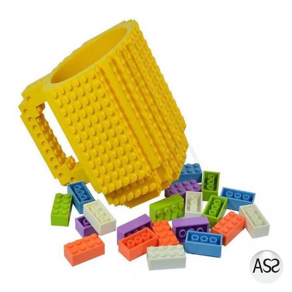 ASS Shop - VKTECH Gelas Mug Lego Build-on Brick - 936SN