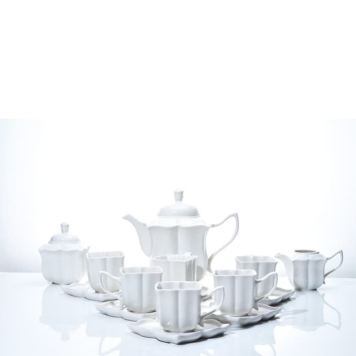 Tea Set Keramik Polos CAPODIMONTE