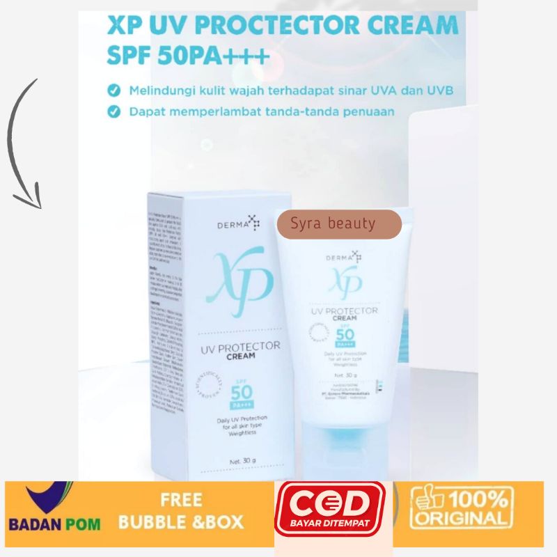 Derma XP UV Protector Cream SPF 50 - tabir surya & antioksidan 30 gr