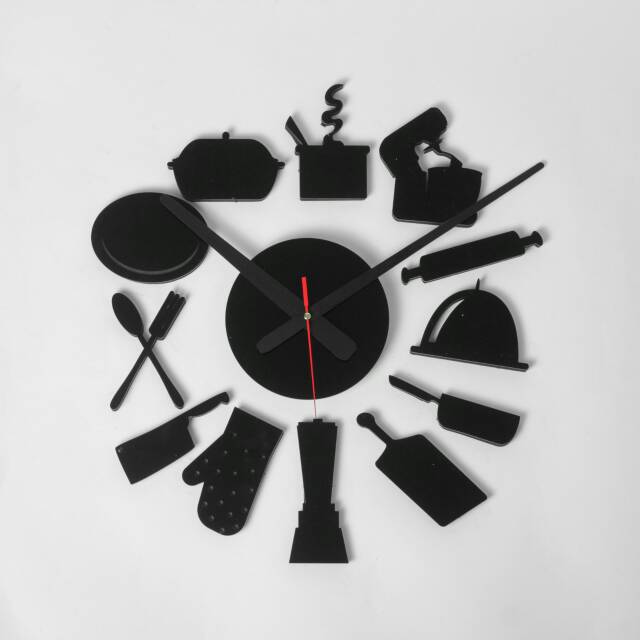 Jam Dinding Raksasa Alat Dapur