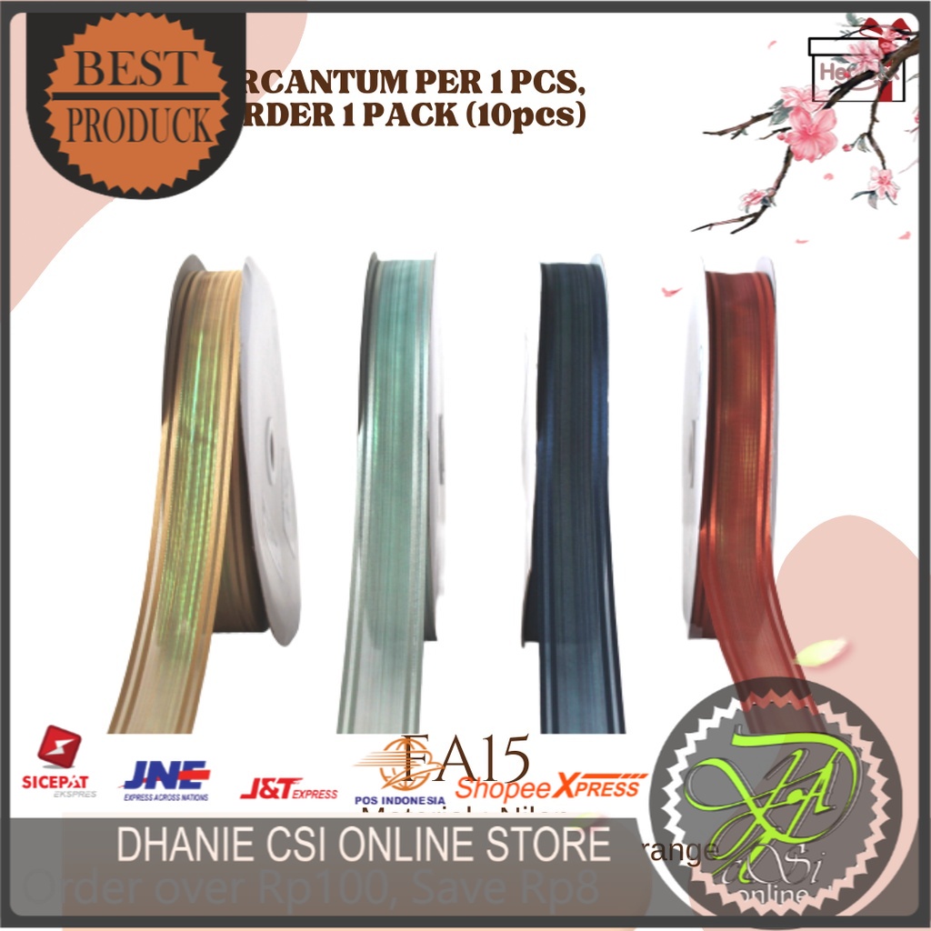 

Pita balon, Pita Pesta, Pita Bunga, 2.8 x 4500 cm 1 Roll I FA15