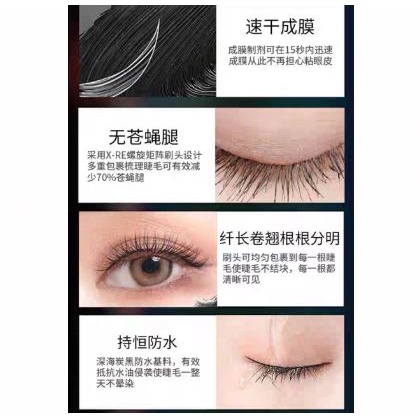 One Dual Dramatic Volume Mascara Long Lasting Maskara Waterproof DJ 736