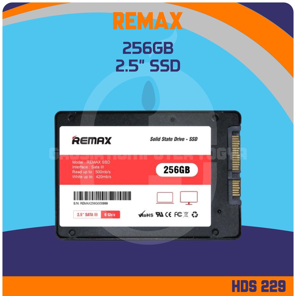Remax 256GB 3D NAND TLC Read Up to 530MB/s SATA 2.5" SSD