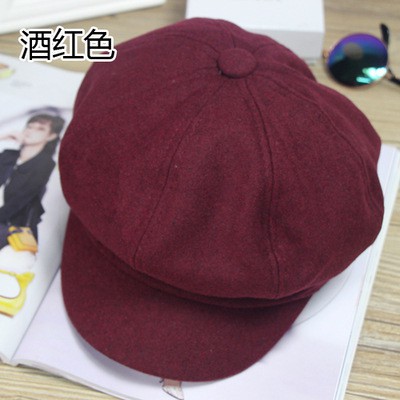 TNWP topi newspaper boy beret retro vintage octagonal detektif import korea jepang kpop idol