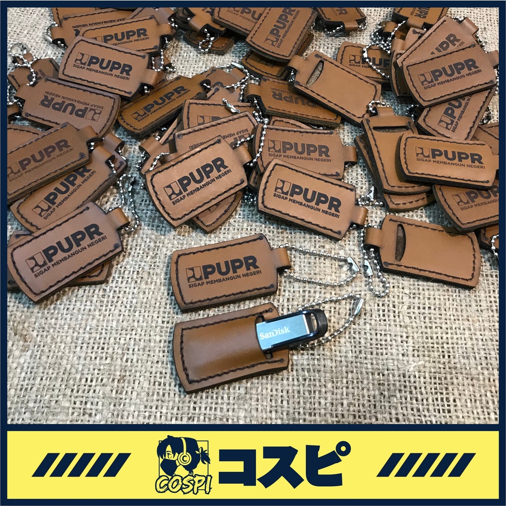 Jual Leather USB Flash Drive Case for SANDISK ULTRA FLAIR, Flash Drive