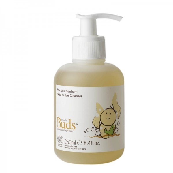 Buds Cherished Organics Precious Newborn Head To Toe Cleanser 250ml