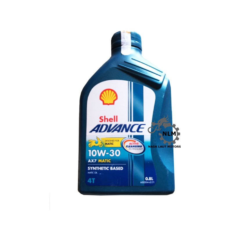 SHELL Oli Advance AX7 Scooter 10W30 0.8L