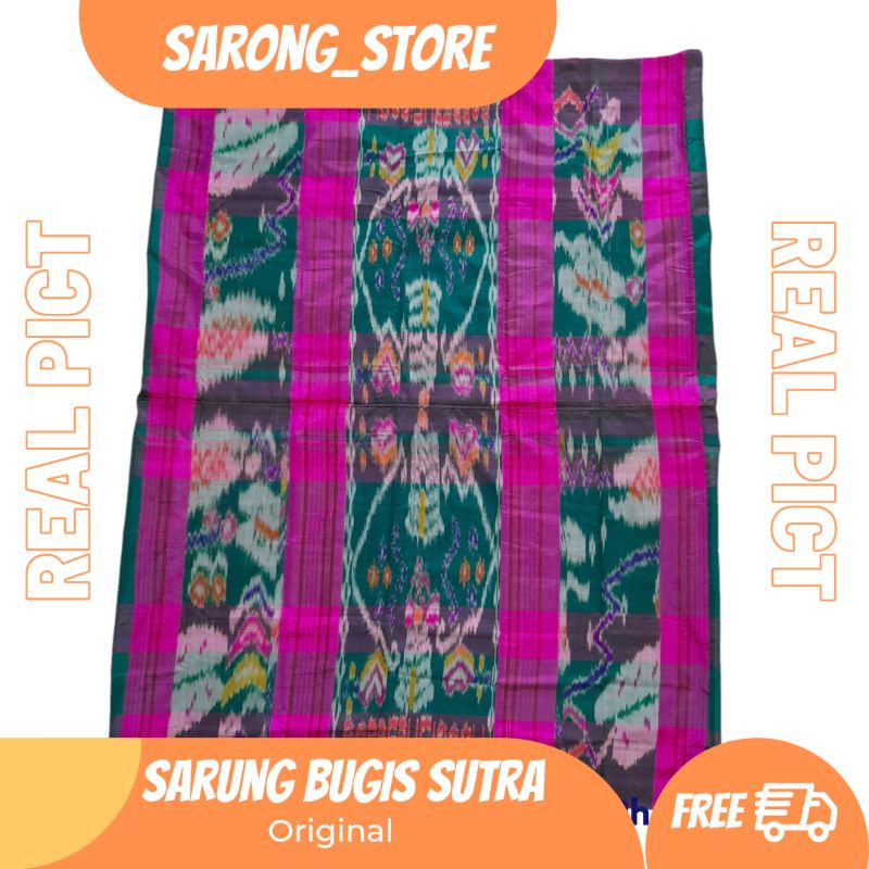 Sarung Bugis Original Full Sutra Sarung Bugis Asli No 1 Full Sutra Sarung Bugis Sulawesi Selatan Sar