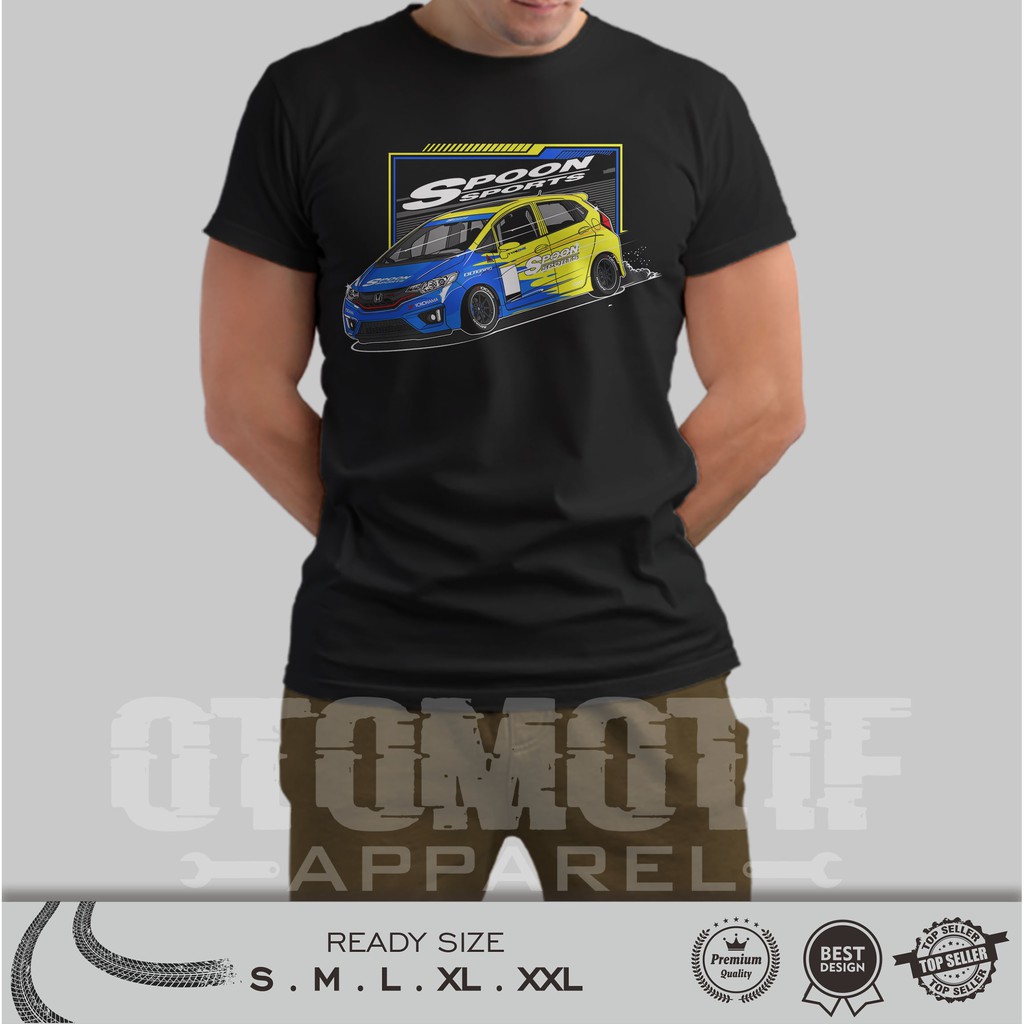 KAOS OTOMOTIF JAZZ GK5 SPOON RACING SERIES