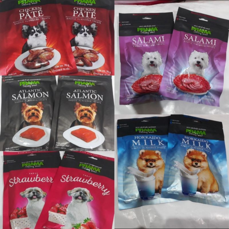 Snack Anjing Prama 70gr All Varian Camilan Anjing