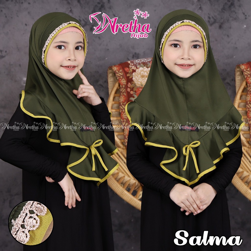 HIJAB ANAK SALMA PED RENDA ORIGINAL ARETHA