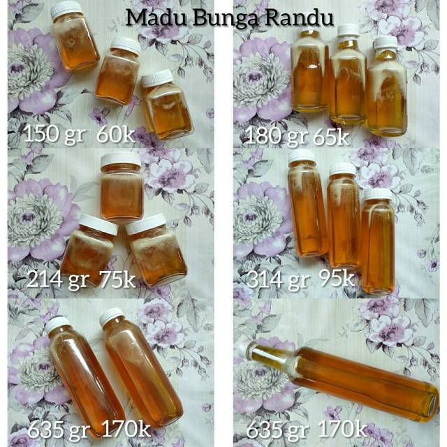 

Madu Bunga Randu 180 gr