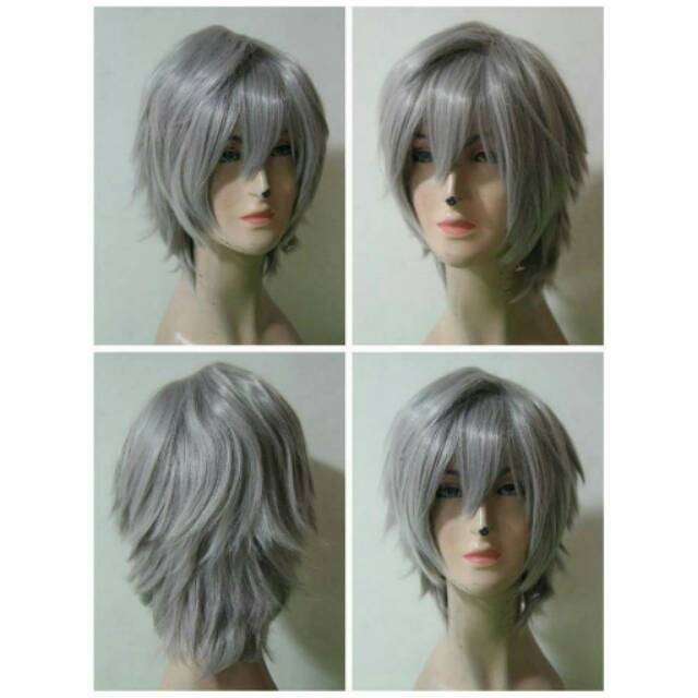 Wig base cowo silver / wig gintoki gintama