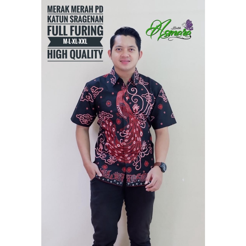 MERAK MERAH ASMARA KEMEJA BATIK PRIA SOLO LENGAN PENDEK LAPIS FURING ATASAN PREMIUM MODERN KENCONO UNGU MATAHARI PEKSI NAVY ARGO MAROON PERMATA HITAM TUMURUN SOGAN LISANG GENI KERISPATIH PARI SEIKET LUMINTU PEKSI KEMBAR MAJALAYU MERAK MERAH SALUR KUNING