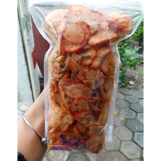 

CEMILAN PEDAS KERUPUK SEBLAK KERING DAUN JERUK