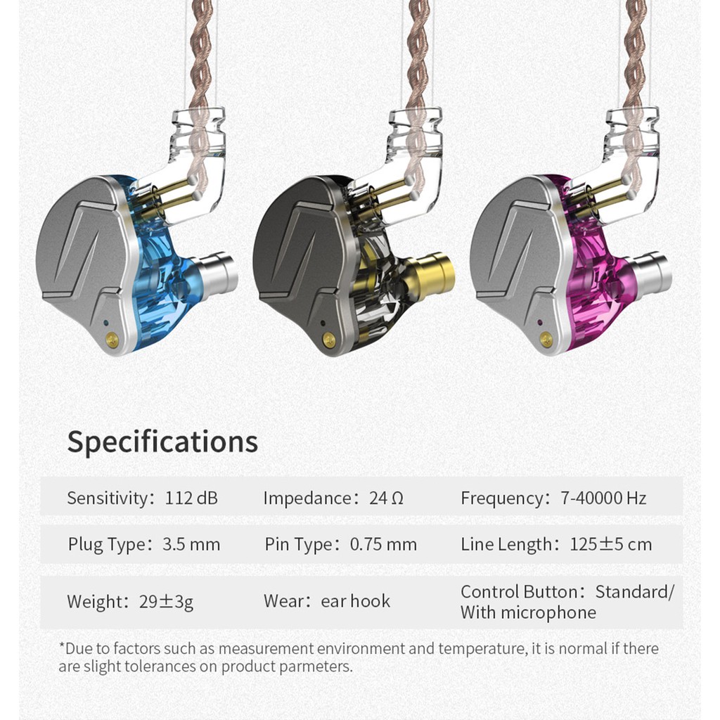 KZ-ZSN PRO With Mic Edition Earphone Grand Dynamic Details