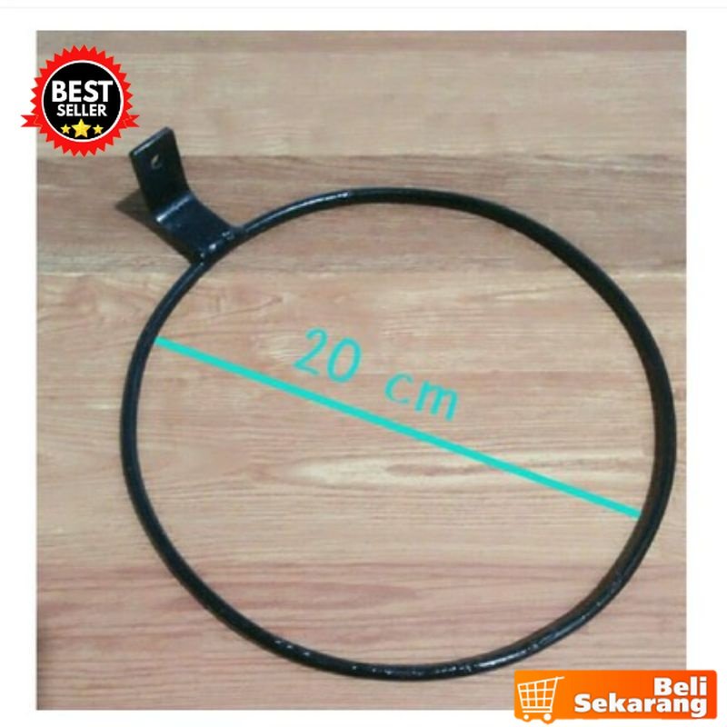 ring pot bunga basket / ring pot dindding besi