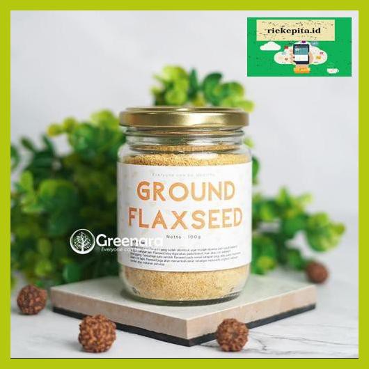 

5Yer67R- Ground Flaxseed 100Gr / Flaxseed Bubuk T7Rty67-