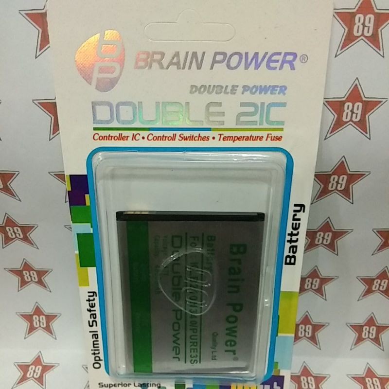 Battery batre Himax Pure 3s - KLB210N340 Brain power