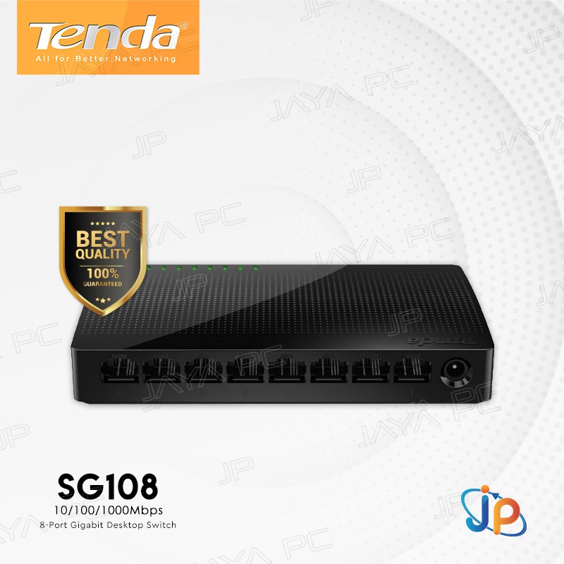 Tenda SG108 8-Port Gigabit Desktop Ethernet Switch Hub