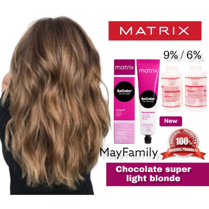 Matrix Socolor 12.5/12M Chocolate Super Light Blonde Pewarna Rambut