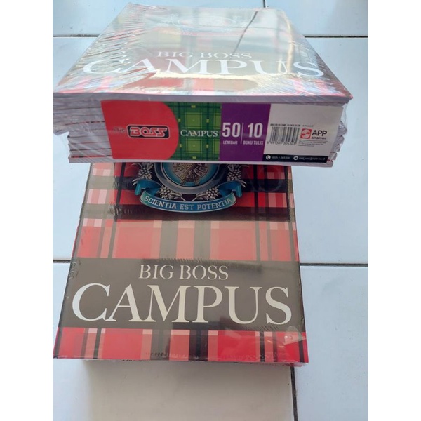 

[1 BUKU / PCS] BUKU TULIS BIG BOSS 50 LEMBAR / BUKU TULIS PANJANG CAMPUS / BIG BOSS CAMPUS