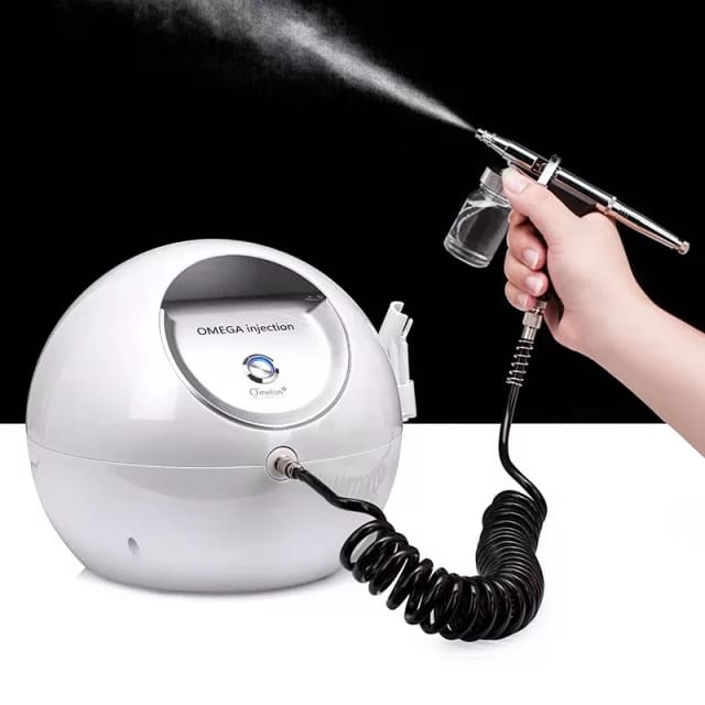 Omega oxygen spray injection facial new model jeet peel