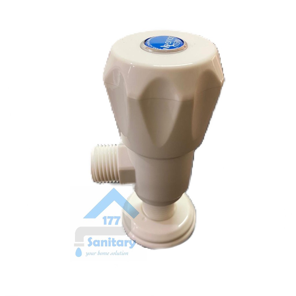 Stop Kran Single murah Plastik Soligen S16- Keran air Shower abs utk selang shower kloset closet angle valve sambunga fleksibel mandi /i6