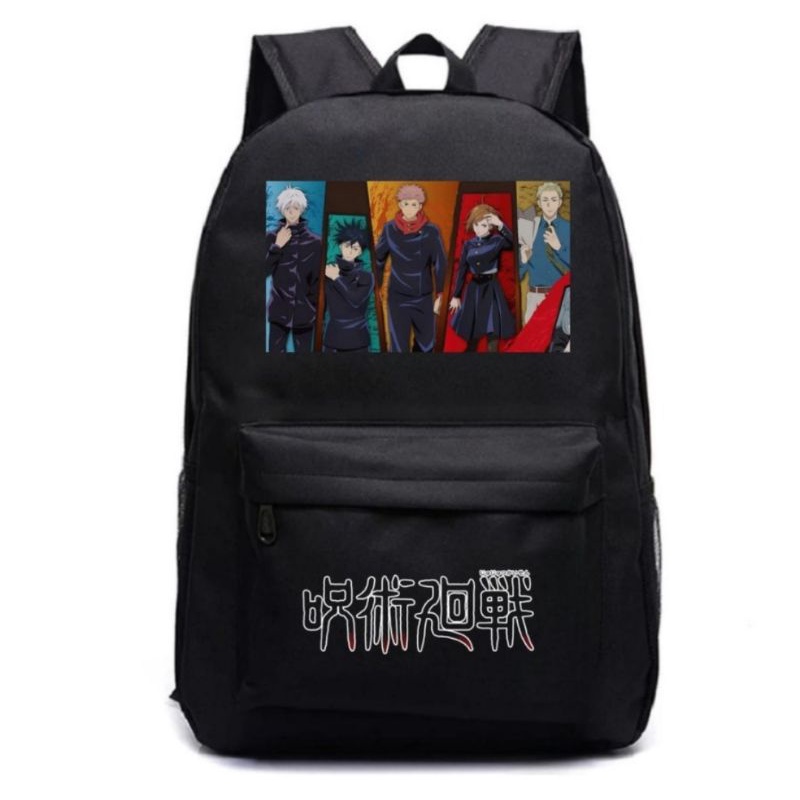 tas anime jujutsu kaisen backpack tas sekolah ada slot laptonya