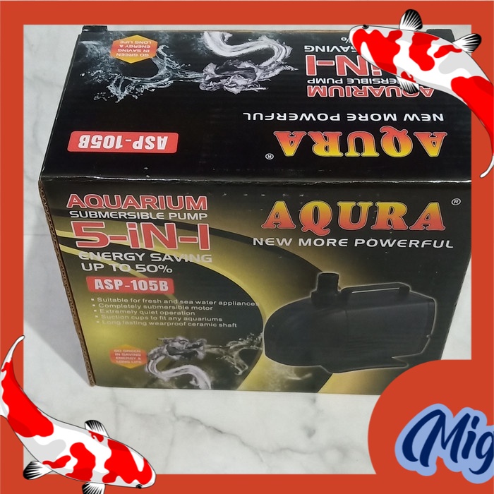aquarium pompa celup AQURA ASP 105 B