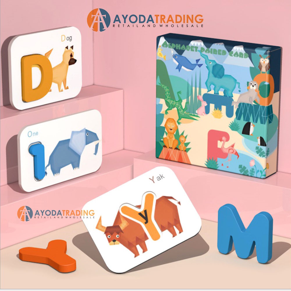 Alphabet and Number Pairing Card Montessori